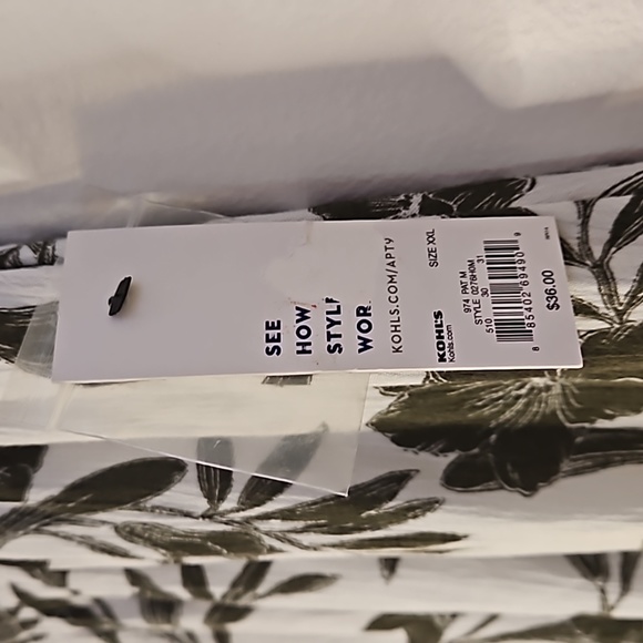 APT 9 Long Green Floral Maxi Skirt Size XXL - Picture 3 of 7